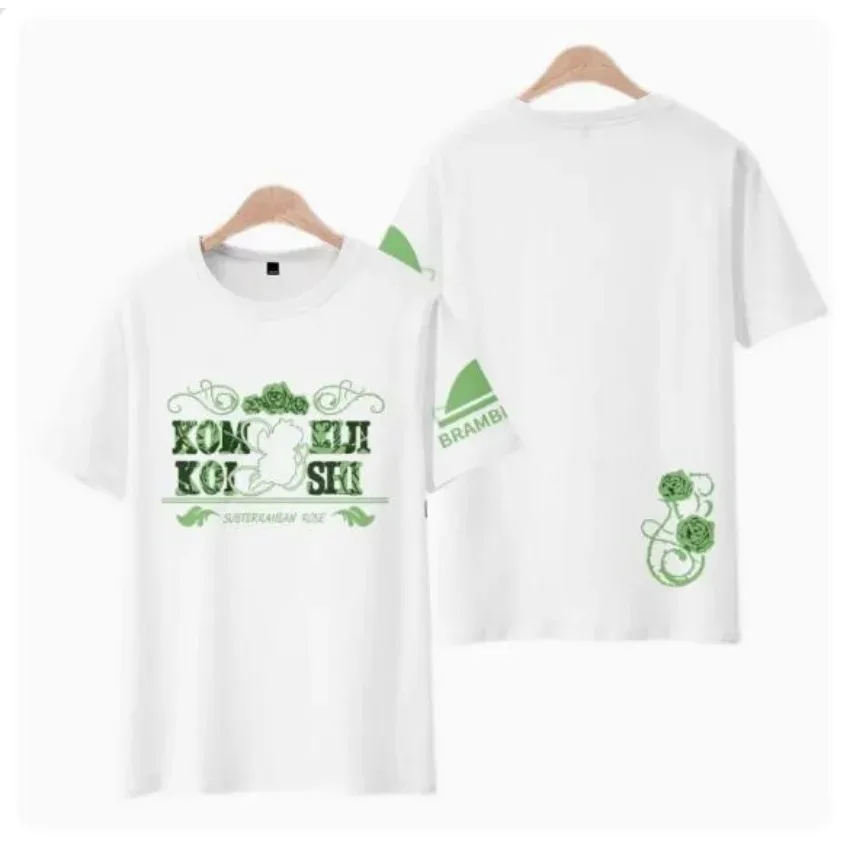 Anime TouHou Projeto Komeiji Koishi Impressão 3D T Shirt Mulheres Homens Verão Manga Curta Engraçado Tshirt Gráfico Tees 2024