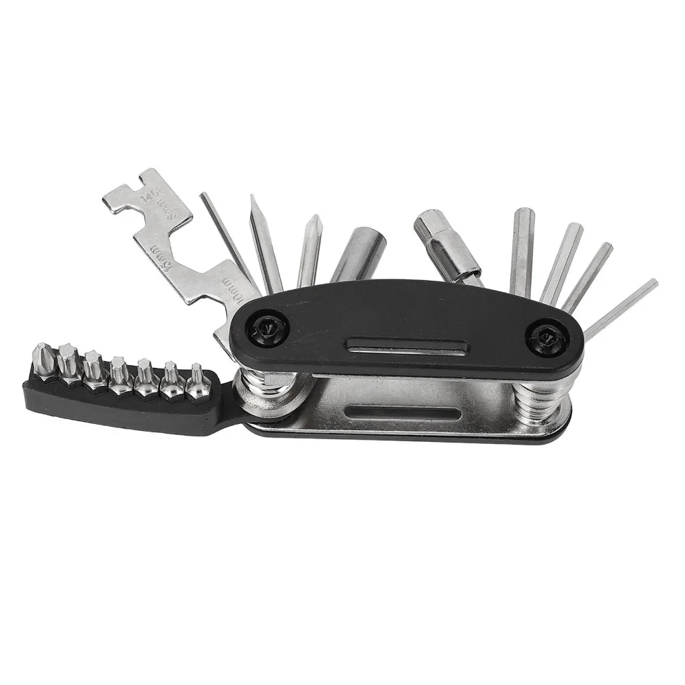 

2PCS 21 in 1 Bike Repair Tool Kit Electroplated Carbon Steel 8.5*4.2cm Bicycle Repair Kit Integrated Bike Tool Kit Road Bike
