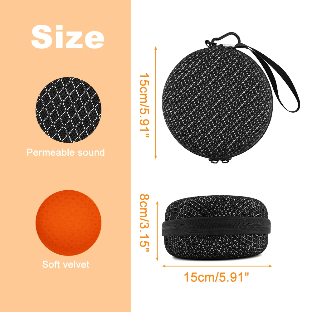 Hard EVA Storage Bags for B&O Beosound A1 3rd Gen Speaker，Outdoor Portable Music Player Box  Sound can penetrate the storage box