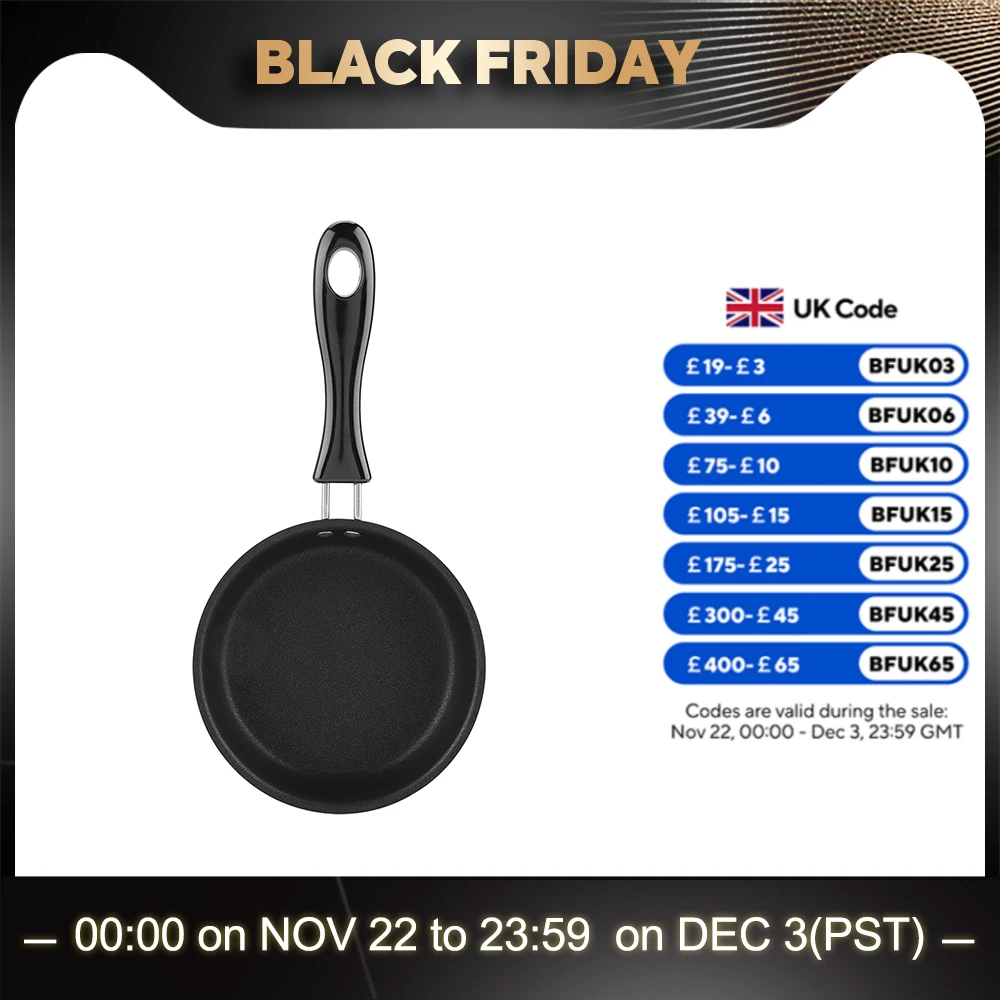 Portable Mini Frying Pan Poached Egg Household Small Kitchen Cooker