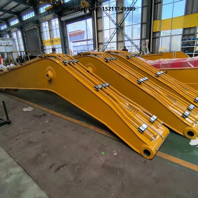 High Strength Excavator Long Arm Boom for Mountain Road Construction Long Arm Spare Part for Quarry Mining Site