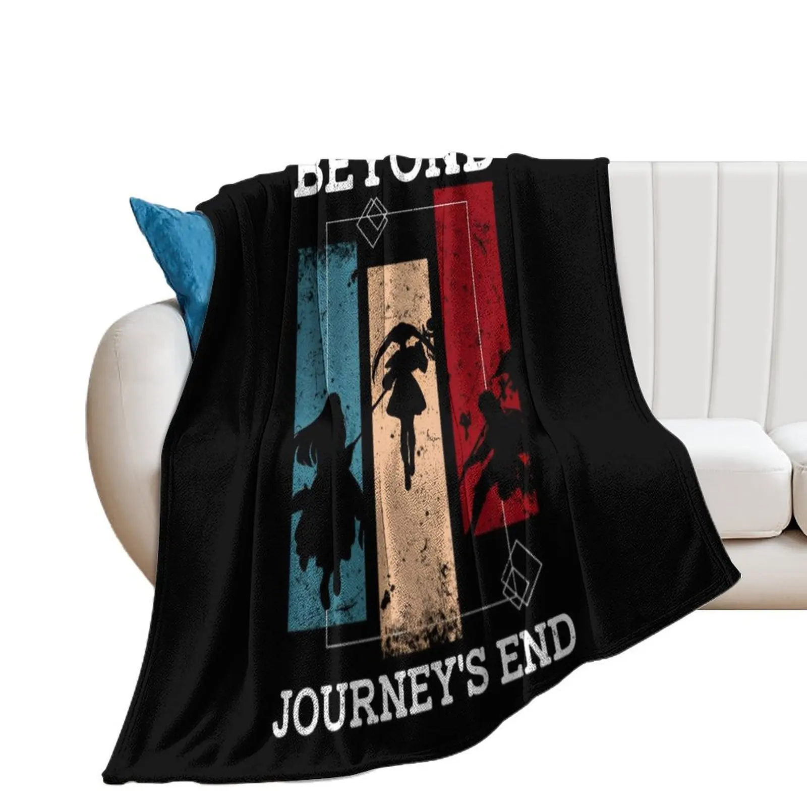 

Frieren - All Main Characters Frieren Party with Fern and Stark from Sousou no Frieren Anime SNF-168 Throw Blanket