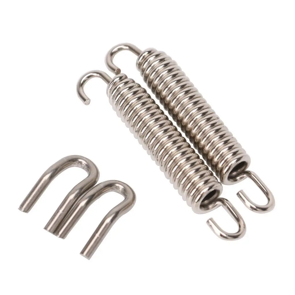 Universal Muffler Exhaust Clamp Stainless Steel Band Joint Clip for Motorcycle Exhaust Pipes Road King Atv Dirt Bike Support