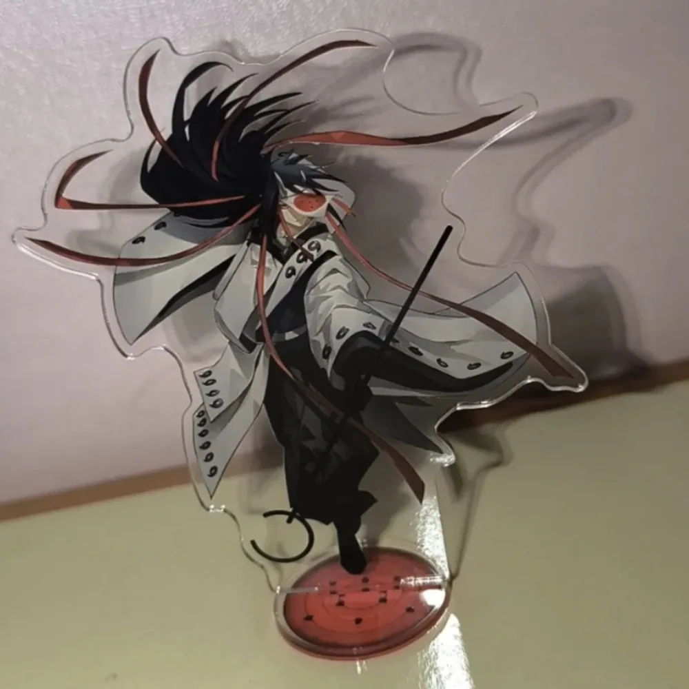 New Uchiha Madara Acrylic Stand Figure NARUTO  Anime Peripheral Cute Originality Cartoon Children's Room Desktop Ornament Gift