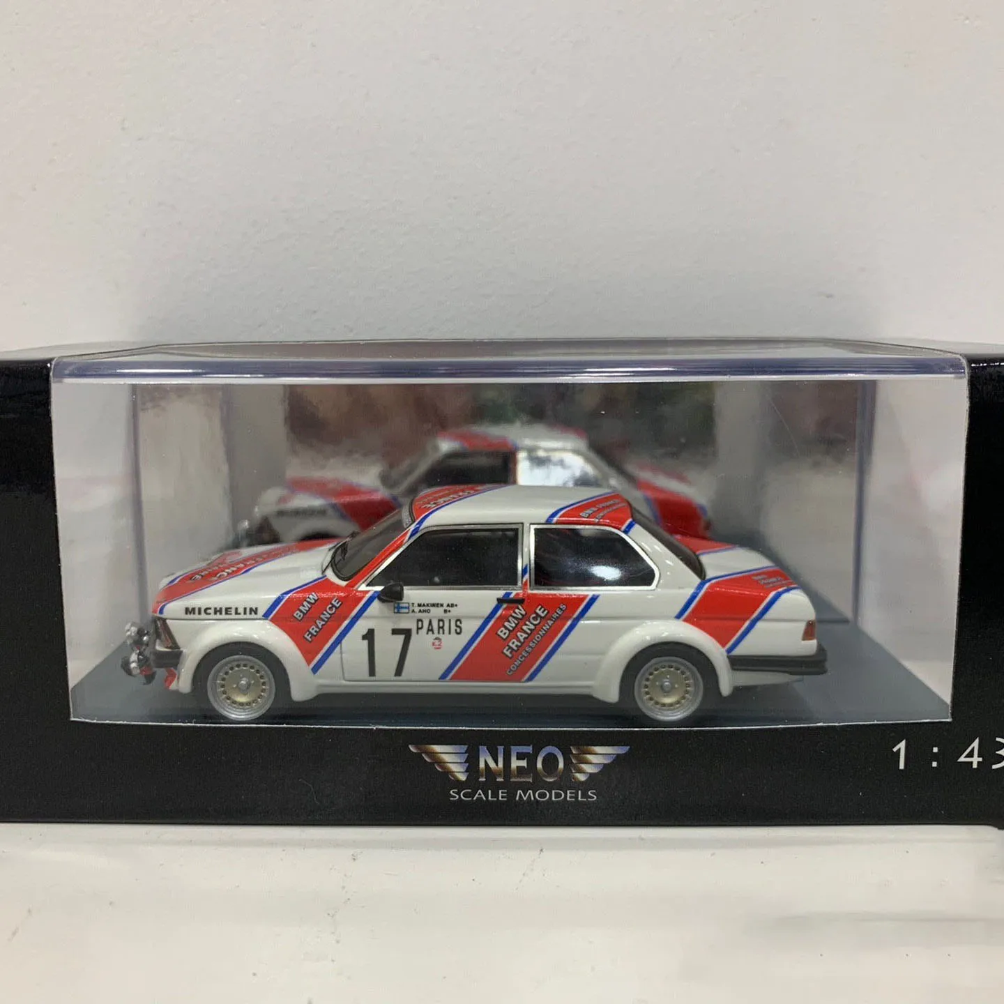 

Литой под давлением NEO масштаб 1/34, BMW 3 серии, французский раллийный BMW 320i Monte Carlo 1980, модель автомобиля из смолы, Коллекционная игрушка, подарок, сувенирный дисплей