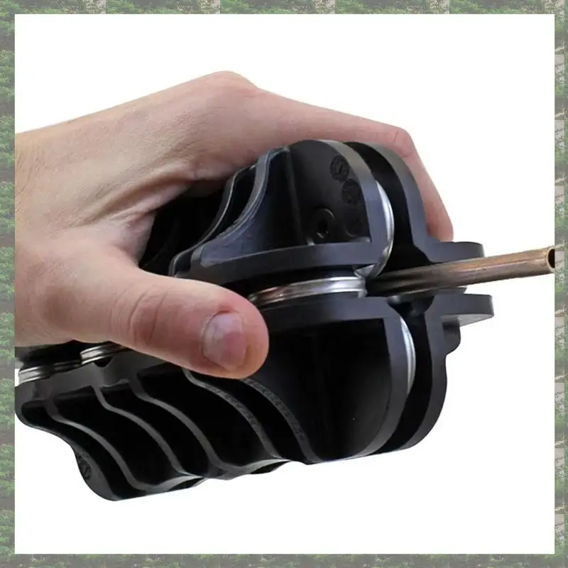 Best Of 2025-Strumento per raddrizzare tubi universali Piastra per tubi portatile nera per strumento per raddrizzare tubi piegati C