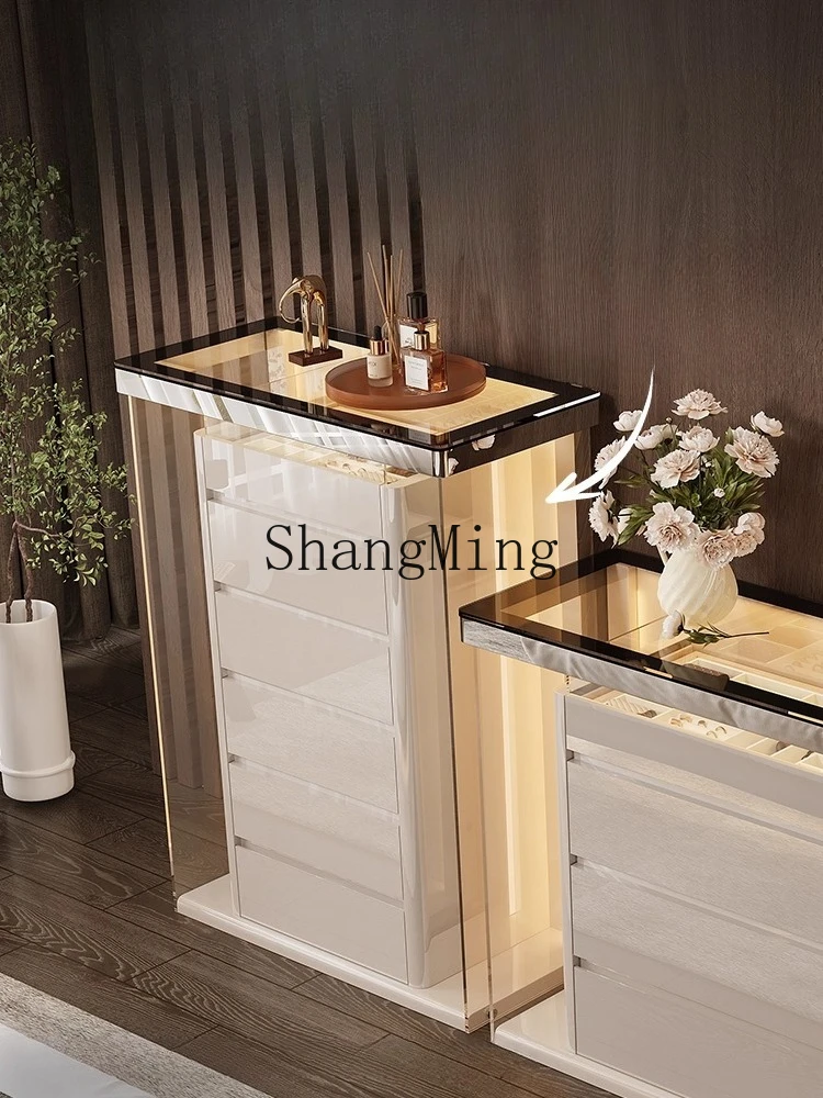 

CL light luxury six-chest closet cloakroom jewelry storage jewelry bedroom minimalist bedside wall locker
