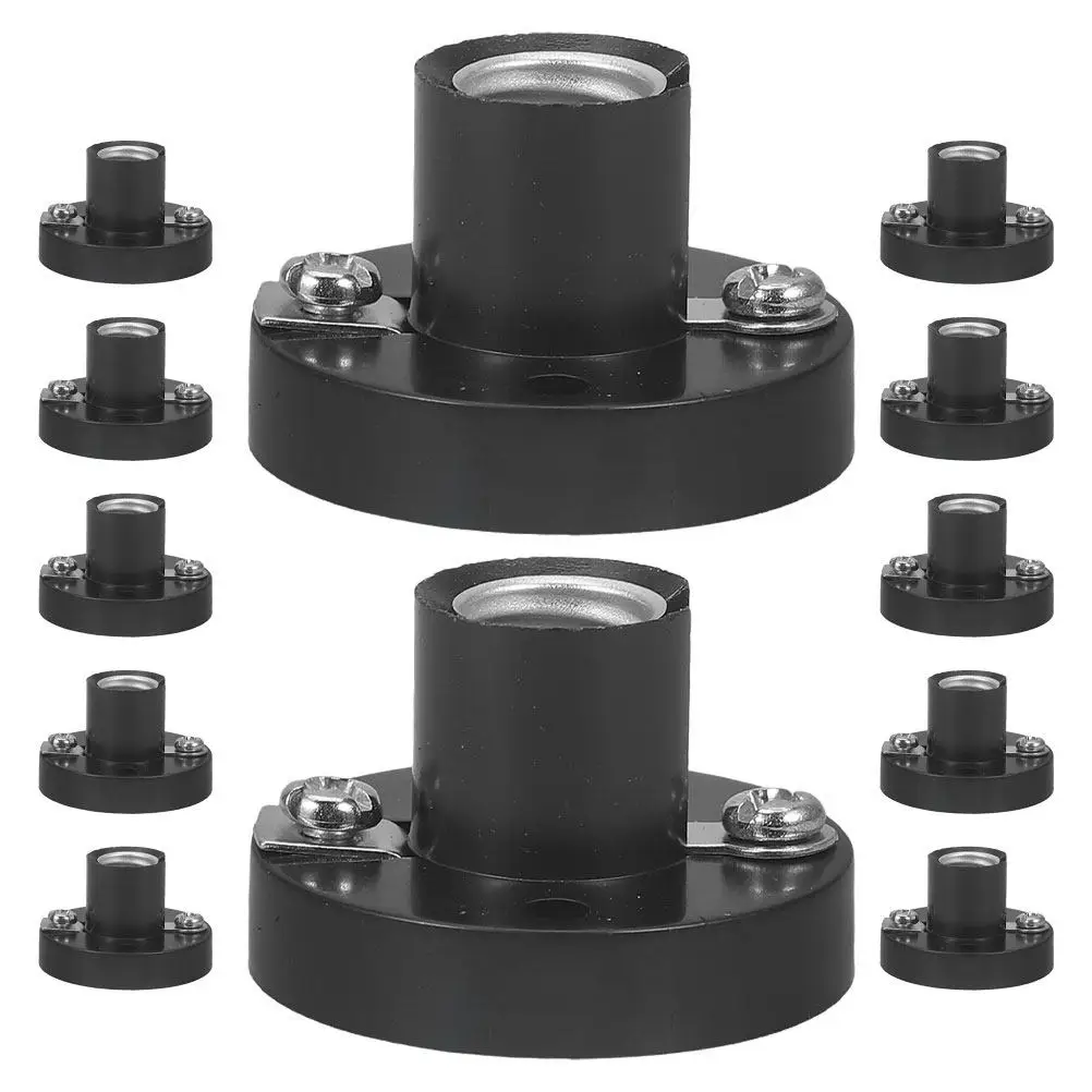 

20 шт. миниатюрных винтовых патронов для лампочек с круглым основанием для электрических экспериментов, проектов домашнего освещения и электрических цепей, надежные