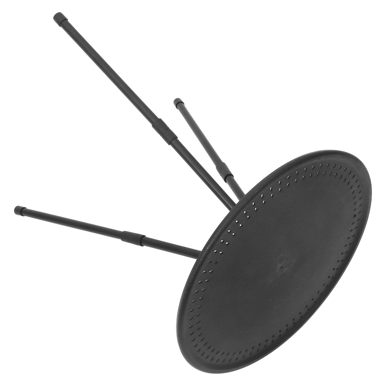 

Foldable Camping Table Portable Small Round Table for Outdoor Activities Picnic BBQ Lightweight Steel Adjustable Height Stable