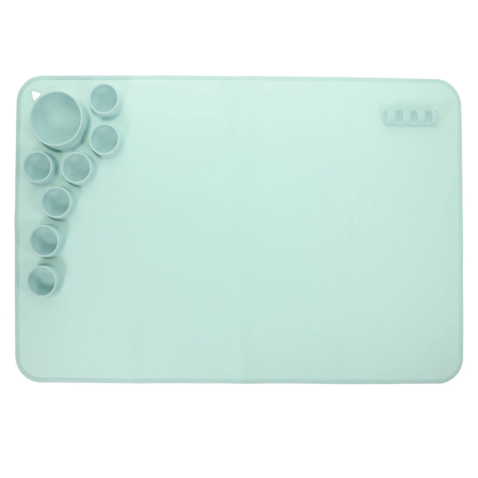 

Silicone Craft Mat DIY Painting Non-Stick Silicone Sheet Resin Casting Pad Pigment Cups Pen Clean Foldable