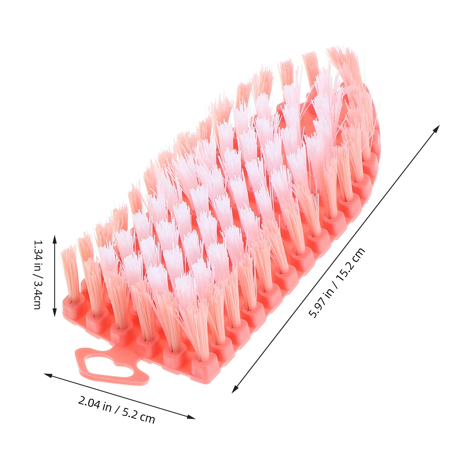 3Pcs Nail Dust Cleaning Brushes Sturdy Soft Bristles Multi-Purpose Nail Scrubber Cleaner Shoe Gap Dust Remover Comfortable Grip