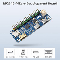 Raspberry Pi PICO RP2040-PiZero Based On RP2040 Compatible with Raspberry Pi ZERO Size 16MB Flash GPIO Header USB Type C Port
