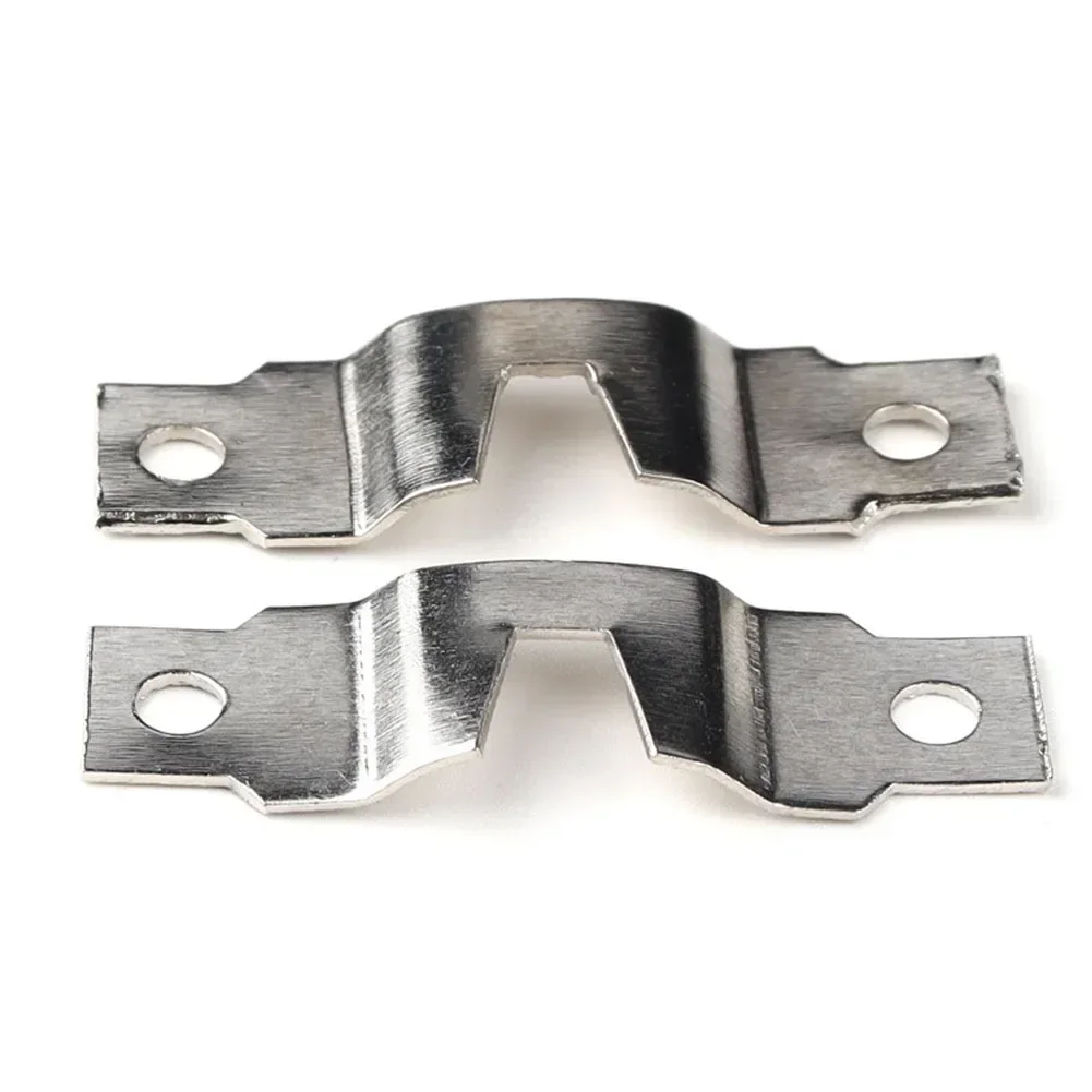 10/50PCS Stainless Steel Hook Buckles Hanger Hanging Connecting Photo Frame Picture Mirror Wall Silver Hardware