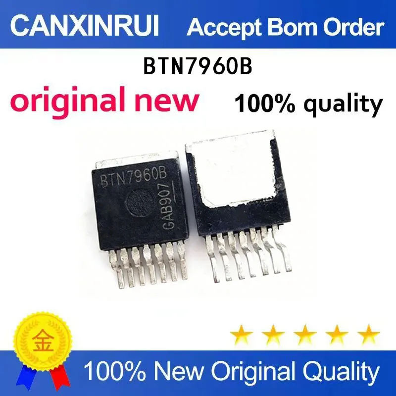 

(5-100 Pieces) Brand new original BTN7960B bridge driver TO263-7 spot chip IC