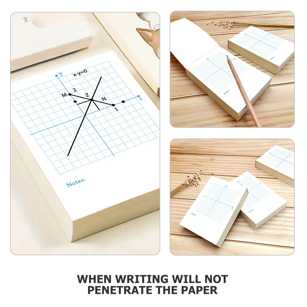 4 Xy Coordinate Notepads Practice Notebooks for Math Exercises Graphing Sheets Math Drawing Papers