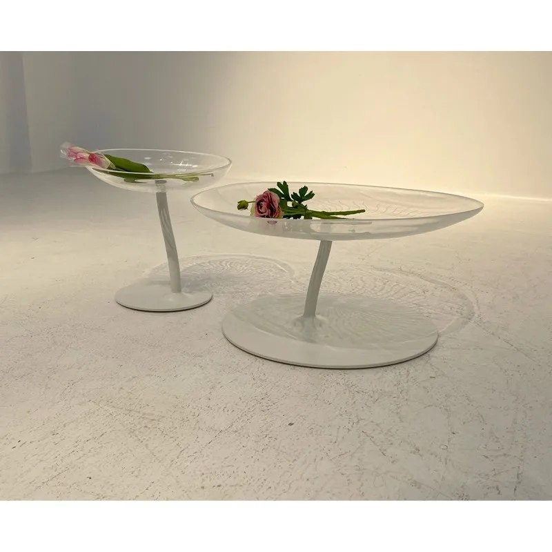 

Personality creative wabi-sabi style acrylic lotus coffee table coffee side table furniture
