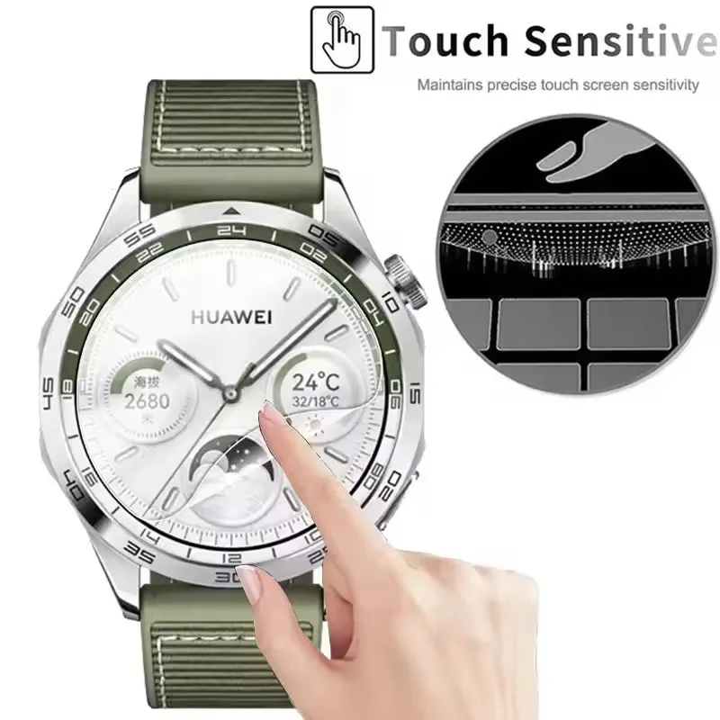 Hydrogel Film Universal Round Watch Screen Protector Film 1-5Pcs 26-46mm 29mm 30mm 31mm 32mm 33mm 34mm 35mm 36mm 37mm 38mm 39mm image 3