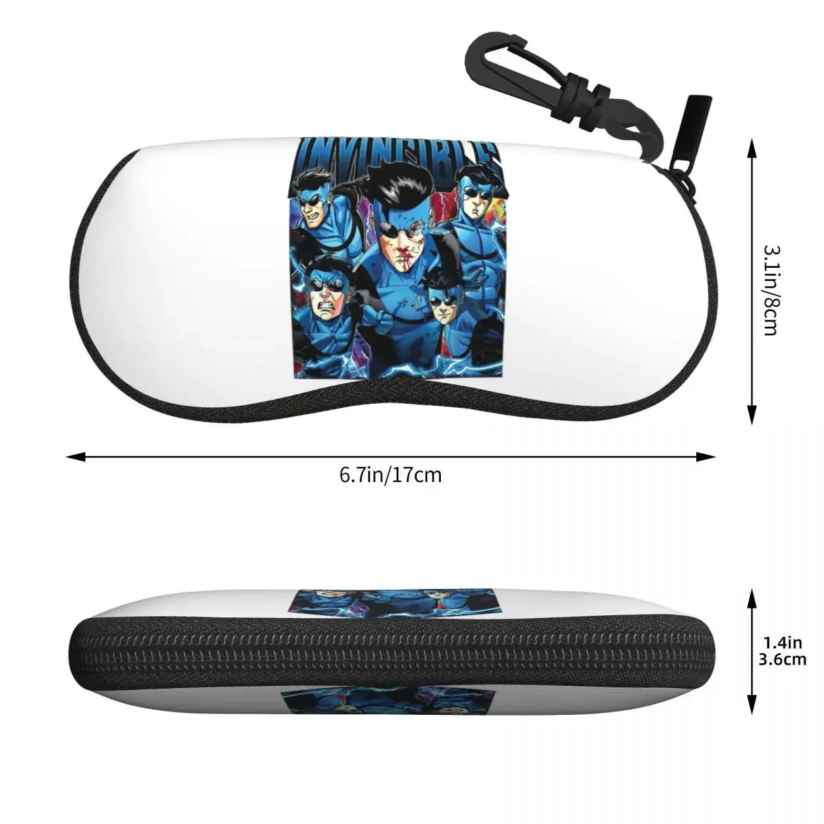 Limited Invincible Shell Glasses Case Protector Sunglasses Box Women Men Soft Eyeglasses Bag Pouch