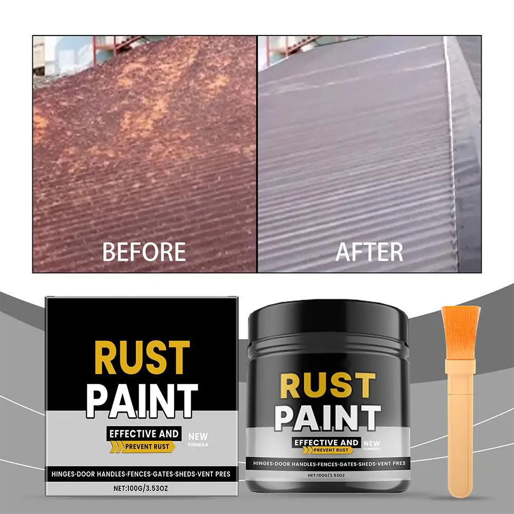 

Краска-преобразователь ржавчины серого цвета, эффективное средство для удаления и преобразования ржавчины для металлических поверхностей, стальных поверхностей автомобилей, ремонта плитки R3A0