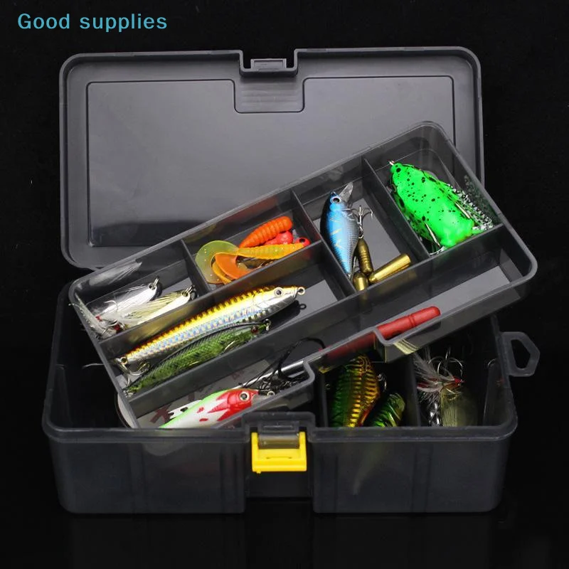 nimbleFishing Tackle Box Large Capacity Fishing Accessories Tool Storage Box Fish Hook Lure Fake Bait Box Fishing Suppliesobject