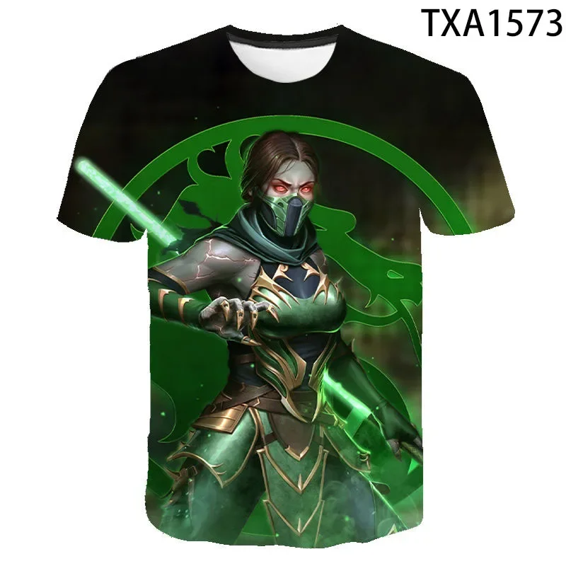 Mortal Kombat 3D T Shirt Men Women Kids T-Shirt Fighting Game MK Streetwear Short Sleeve Boy Girl Summer Casual Cool Tee Tops