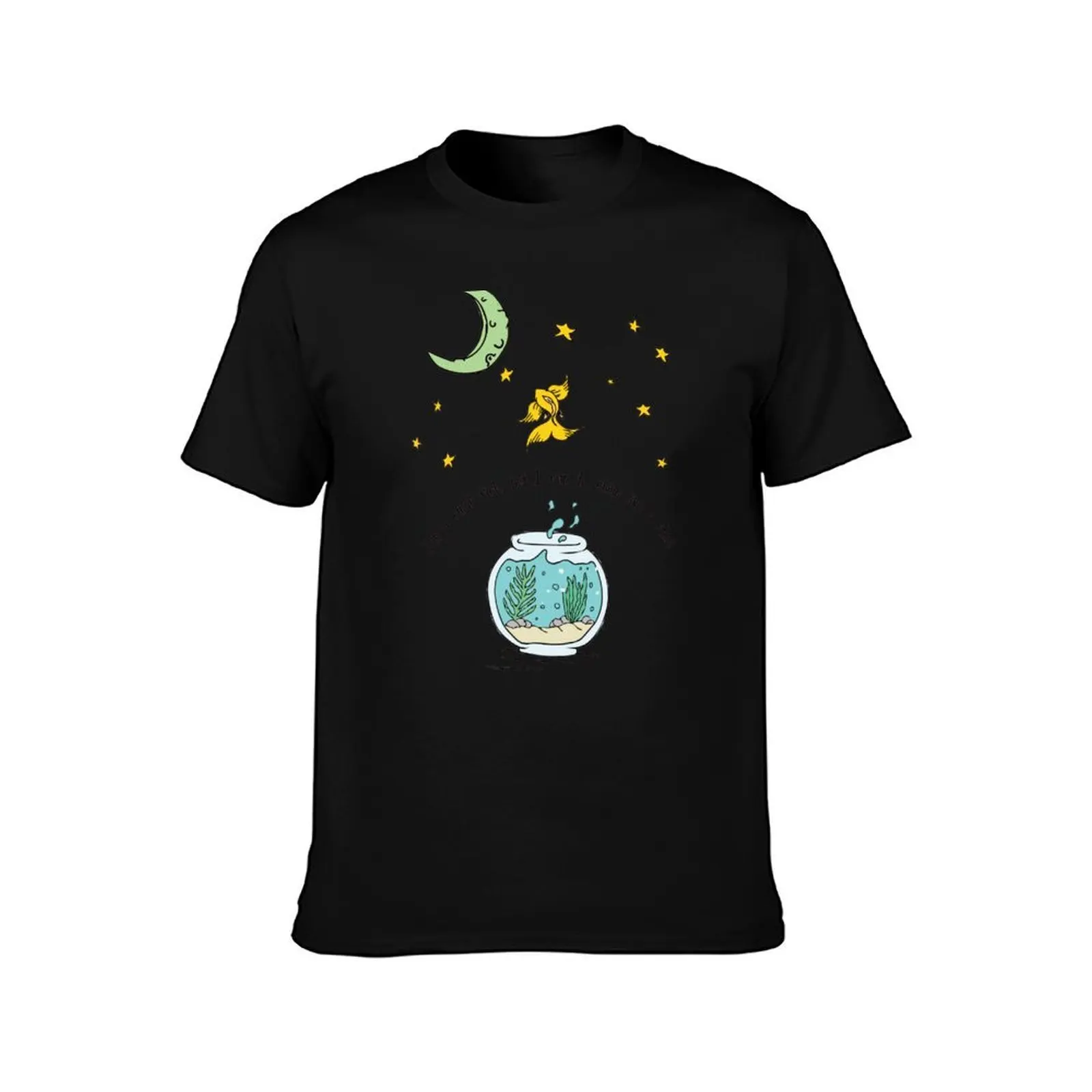 I'm a small fish, but I aim to shine like a star T-Shirt, Summer Casual Cotton Tee, Oversized Streetwear Tops, Unisex Men Women