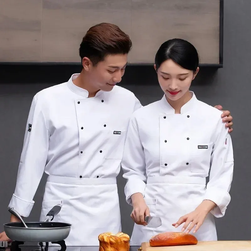 

Grand Hotel Chef Uniforms for Men and Women Kitchen Catering Cake Room Hot Pot Kitchen Clothing