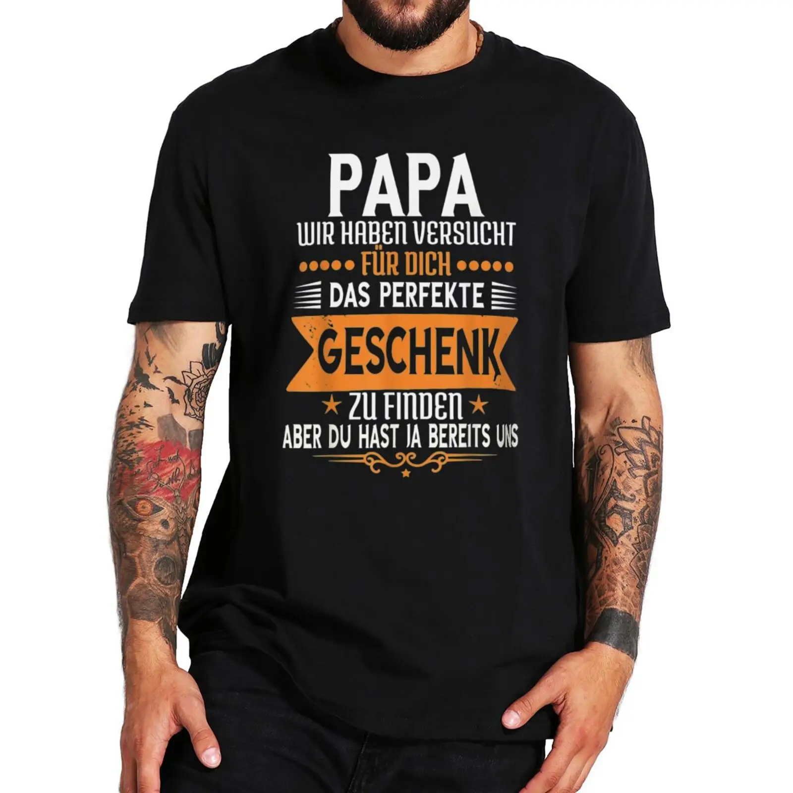 

New arrived T-shirts Vintage Dad Tee-shirt Humor German Grandpa Father's Day Papa Gift Men Clothing Soft Unisex Cotton T Shirts