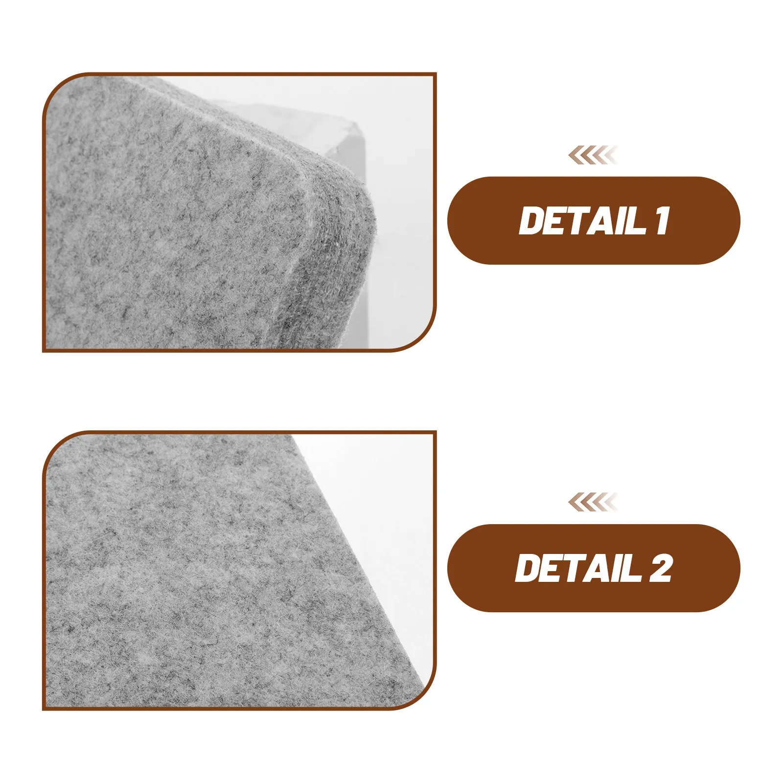 Dense Needle Felting Pad High-Density Wool Felt Board Squares Thick Felt Sheets Workbench Base Precision Crafting Mat Wool