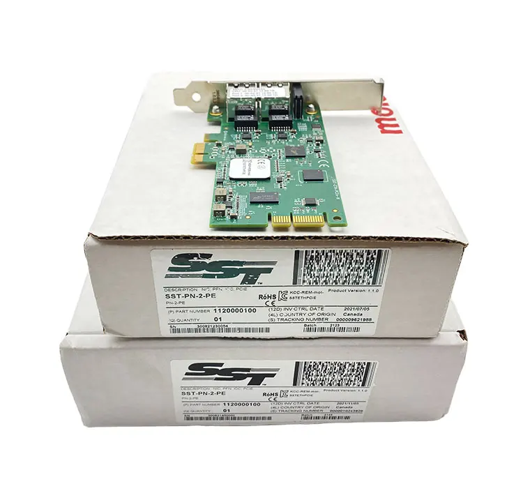 In Stock  Industrial ROBOT Accessories PROFINET  SST-PN-2-PE Communication base board