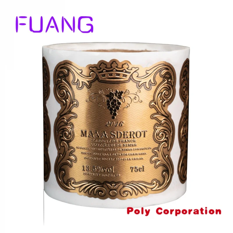 

Custom Factory Price Customized Labels Red Wine Eco-Friendly Anti-counterfeit for Glass Bottle