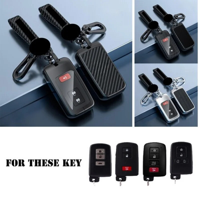 

A + цинковый сплав ТПУ автомобильный брелок чехол для Toyota Highlander Camry RAV4 Avalon