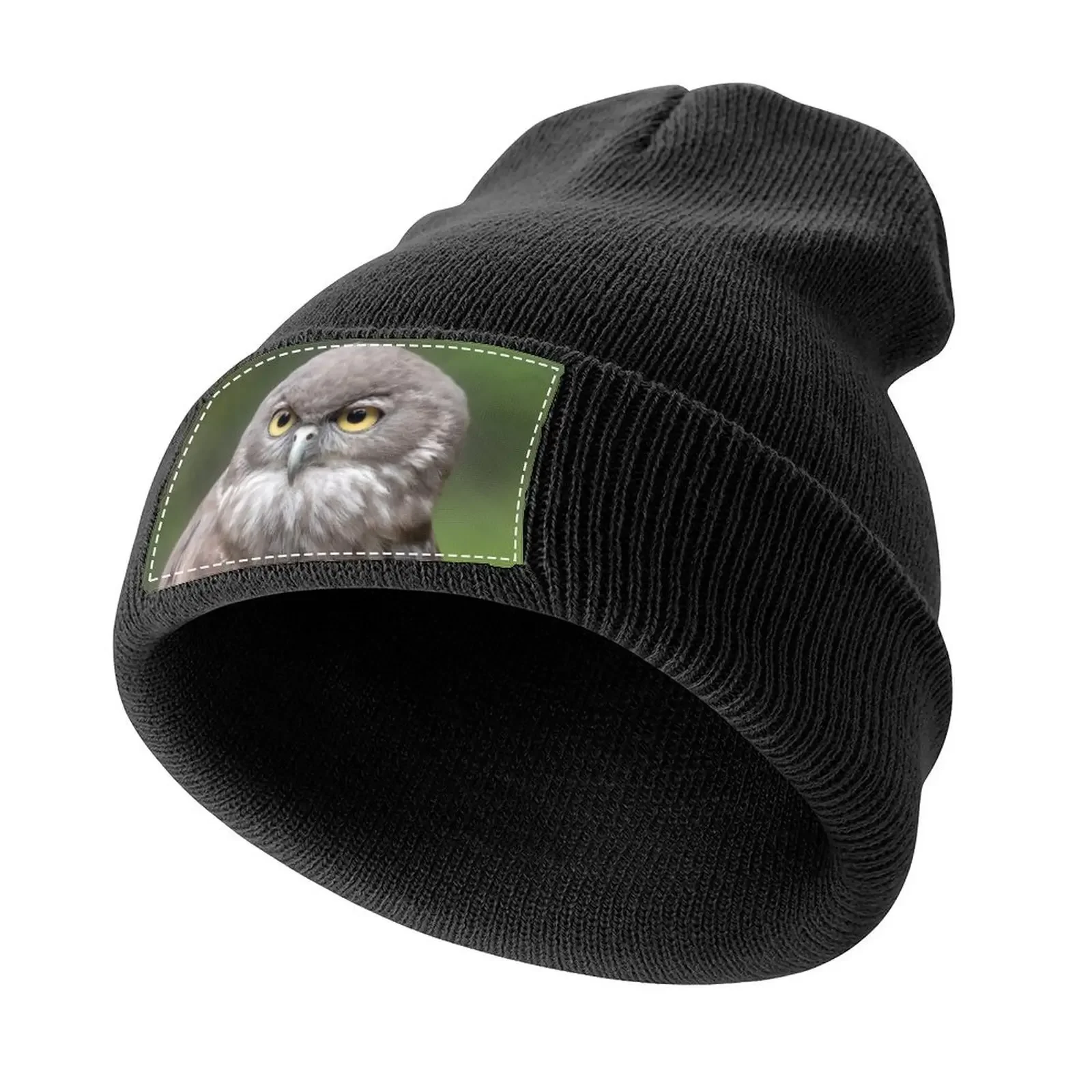 Barking Owl, Australian Birdlife Knitted Cap Fishing cap Luxury Hat Hat Man Luxury Girl Men's