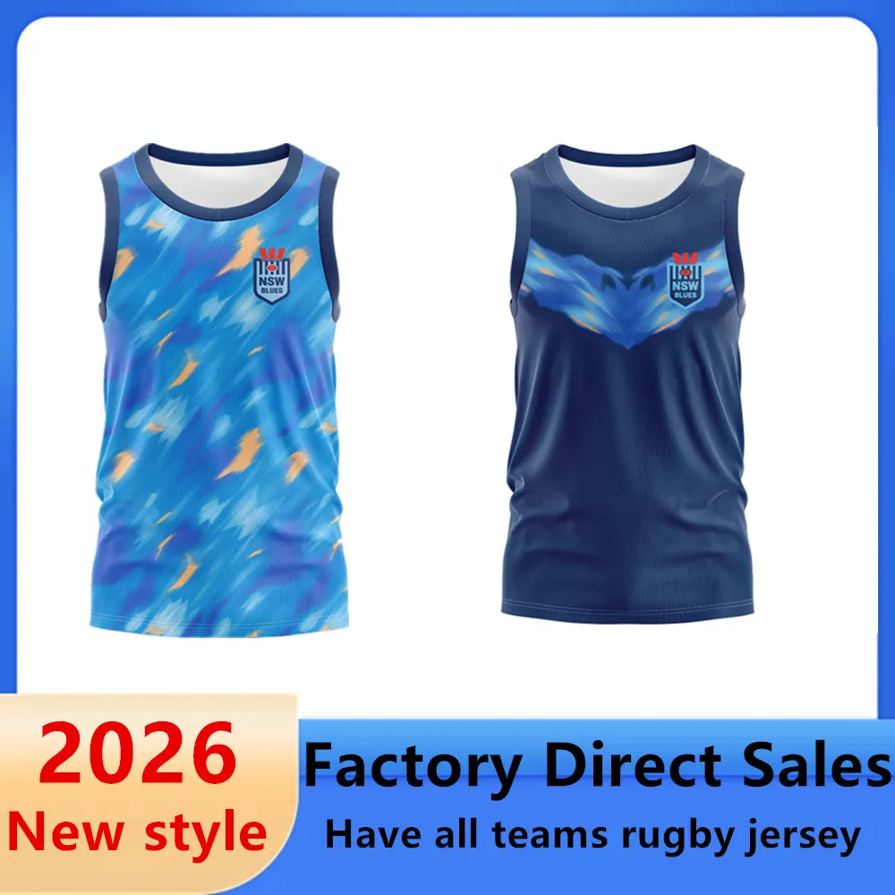 Conjunto de Entrenamiento de los Blues de NSW, Australia 2026 2027, Chaleco de Rugby, Chaqueta, Sudadera con Capucha, Camiseta, Pantalones Cortos, Jersey de Rugby para Mujer, Hombre y Niños