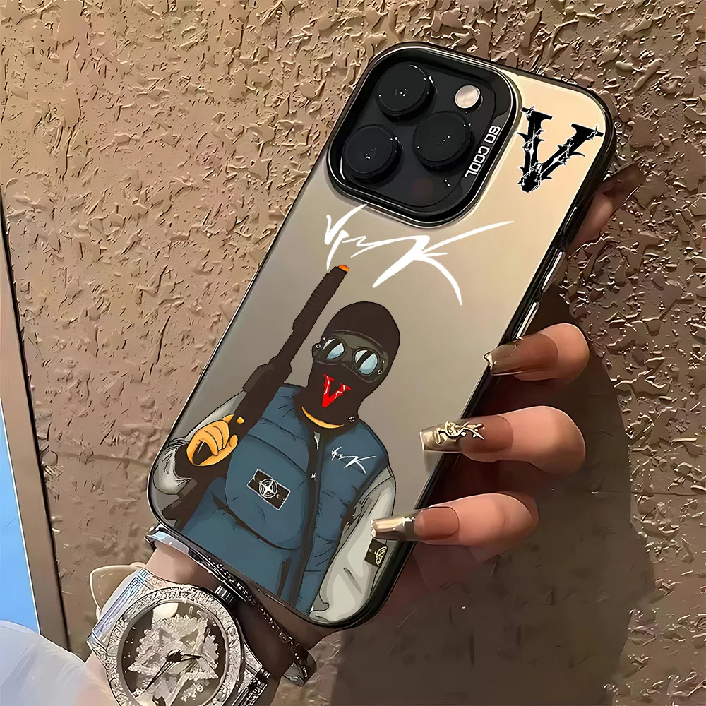 حافظة هاتف VRUNK عصرية رائعة لهاتف آيفون 16e 16 15 14 13 12 11 mini Pro Max X XR XSMAX 8 7 Plus غطاء خلفي غير لامع مضاد للسقوط #3