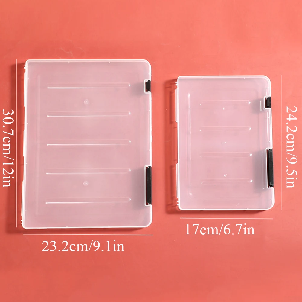 Imagem -06 - Plastic File Folders For Documents Storage Desktop Organizer Test Paper Classification Box Papelaria Storage Case a4 a5