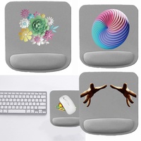 Ergonomic Wrist Rest Mouse Pad Comfortable Square Thickened Wrist Support Mice Mat Soft Mouse Pad for 3D Pattern Series