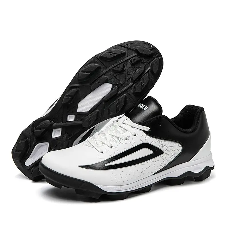 Neue Leder Plus Größe Baseball Schuhe Kinder männer Turnschuhe Im Freien Nicht-Slip Atmungsaktive Training Spikes Softball Schuhe