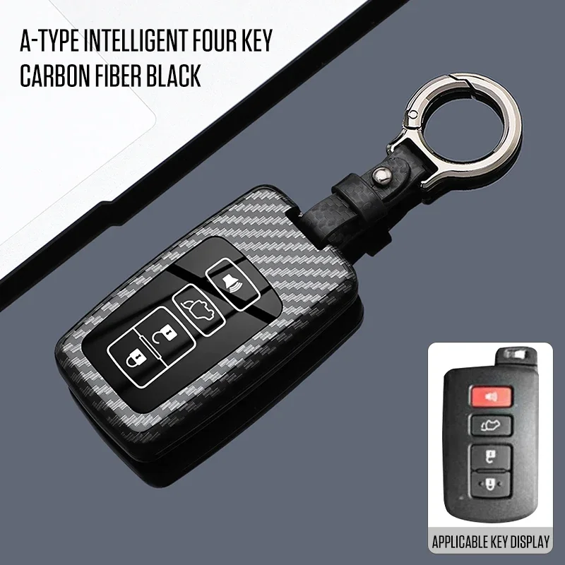 Car Remote Key Case Cover Shell Fob for Toyota Auris Camry RAV4 Avalon Yaris Verso 2013 2014 2015 2016 2017 2018 Accessories