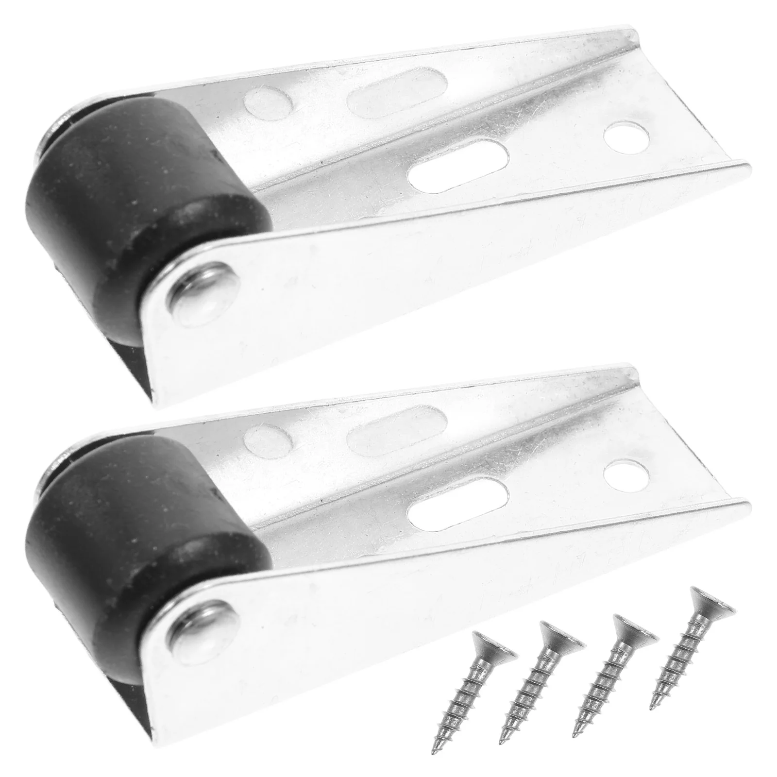 2 stücke Mobile Tragende Räder Ruhig Verzinktem Eisen Schiebe Hardware Kleiderschrank Falttür Hängen Rad Rollladen Track