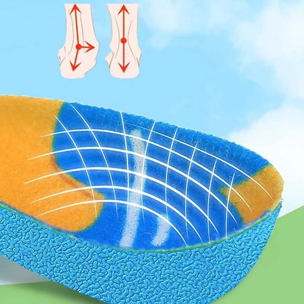 アーチサポート子供アーチインソール偏平足整形外科足衝撃吸収剤足アーチパッドフットケアツールクッションパディングインソール