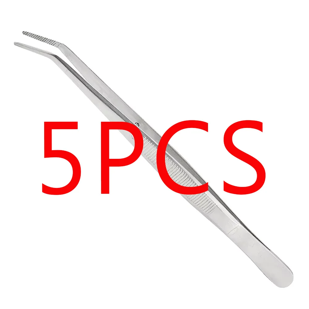 

5 шт., стоматологические хлопковые пинцеты из нержавеющей стали, зажим для наполнения, держатель для ватных рулонов для стоматологического и медицинского использования