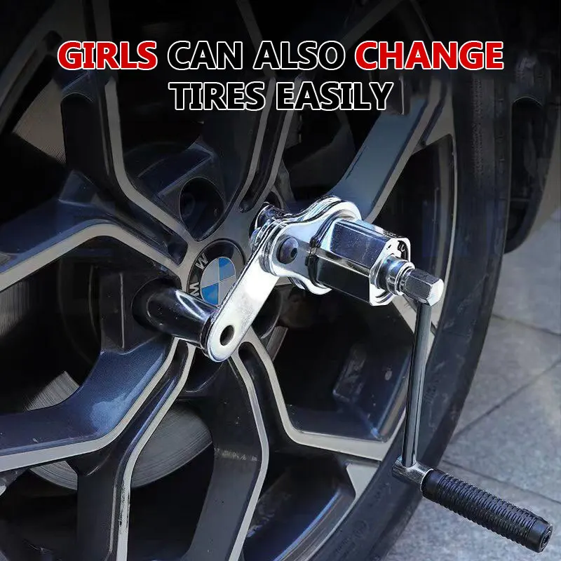 

Automobile Labor-saving Wrench Small Car Booster Sleeve Wrench Car Screw Remover Tire Disassembly And Repair Tire Removal Wrench