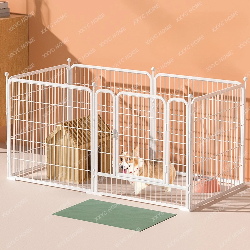 Pet Fence Indoor Dog Isolation Fence Multifunctional Free Splicing Fence Dog Crate