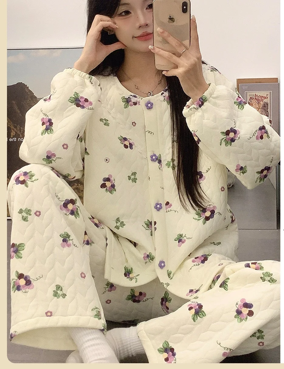 

Женские пижамные комплекты с очаровательным бантом, хлопковый комплект для сна, женственный дизайн, с короткими рукавами и шортами, весенне-летний сезон, стиль OL