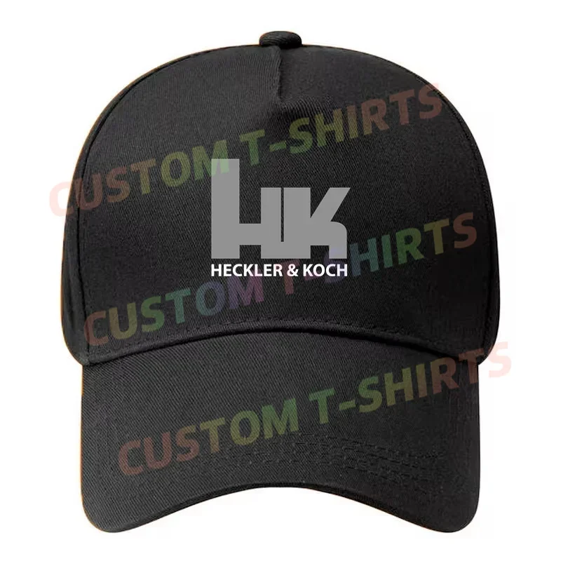 

Black Cap Heckler & Koch Logo Baseball Cap Snapback Caps Casquette Hats Fitted Casual Gorras Hip Hop Dad Hats Unisex