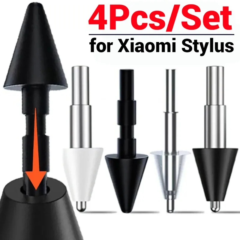 

4/1Pcs Tablet Stylus Pen Spare Pencil Tips for Xiaomi Mi Pad 5/5 Pro Wear-resistance Smart Touch Screen Replacement Pen Nibs