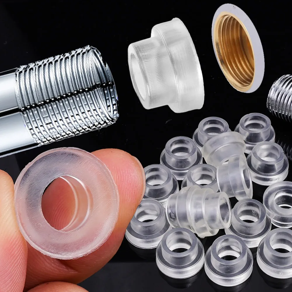 10/20PCS Silicone and Rubber Metal Hose Sealing Gasket Washer Hardware Supplies Faucet Seals Leak Proof