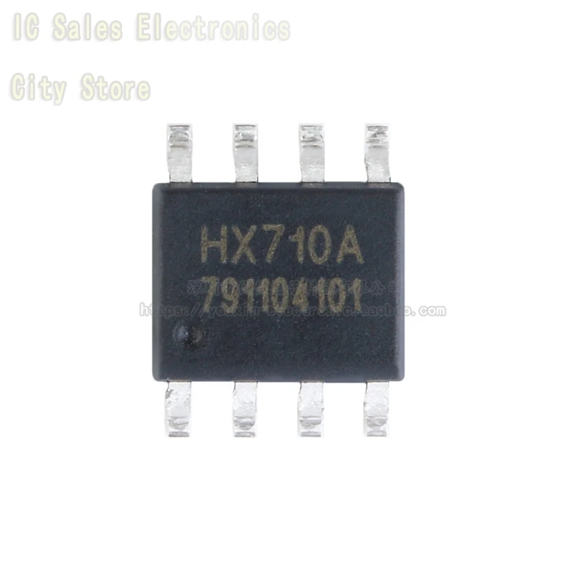 Original HX710A SOP-8 24-bit analog-to-digital conversion chip with temperature measurement output