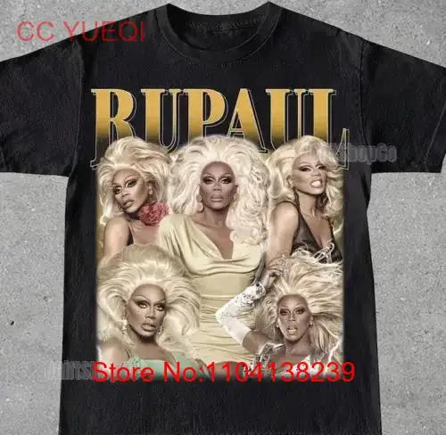 Vintage Rupaul T Shirt Rupauls Drag Race Queen S 5Xl long or short sleeves